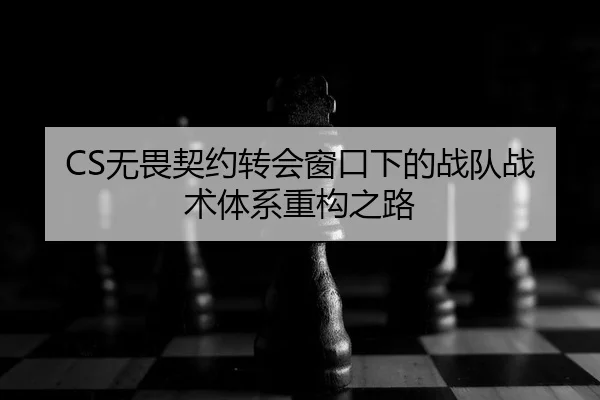 CS无畏契约转会窗口下的战队战术体系重构之路